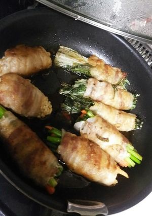 豚バラ野菜巻き-レシピのメイン写真