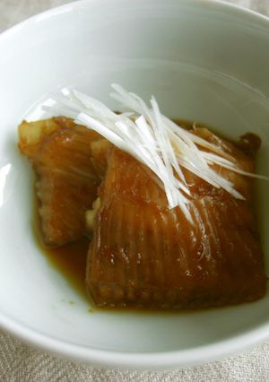 ご飯がすすむ　かすべの煮付け-レシピのメイン写真