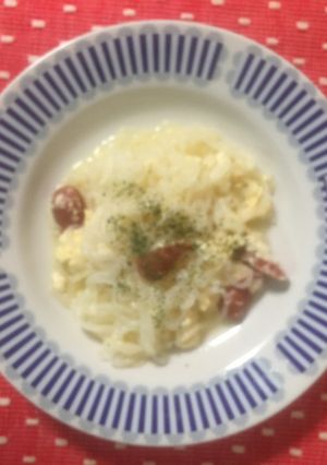 しらたきでカルボナーラ☆簡単☆ヘルシー♡-レシピのメイン写真