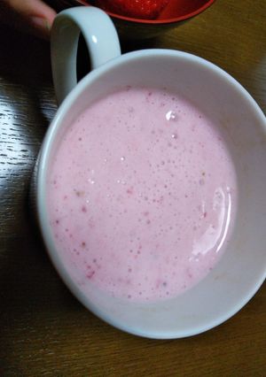 やさしい甘さのイチゴミルク♪-レシピのメイン写真