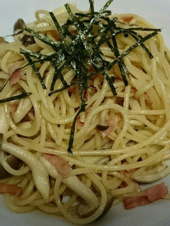 ダシ香る☆きのことベーコンの和風パスタ-レシピのメイン写真
