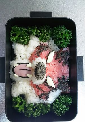 旦那⭐キャラ弁 タイガーマスクW-レシピのメイン写真