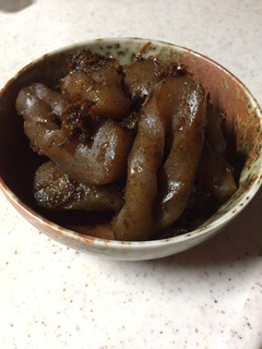 便秘解消に！こんにゃくの甘辛炒め-レシピのメイン写真