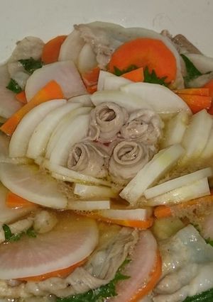 大葉と豚肉のさっぱり鍋-レシピのメイン写真