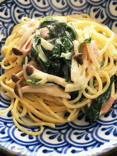 簡単クリームパスタ-レシピのメイン写真
