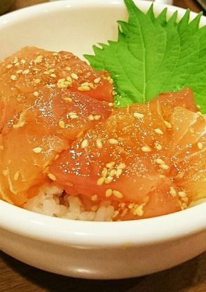 わが家のまぐろ漬け丼♪-レシピのメイン写真