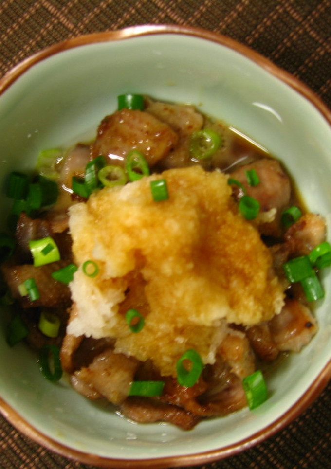 鶏皮の胡麻おろし和え-レシピのメイン写真