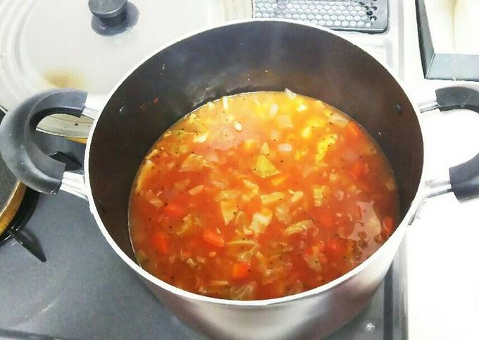 何食べ⭐シロさんのミネストローネ by きのう梨食べた
