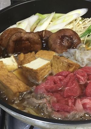 フライパンで超簡単！すき焼き-レシピのメイン写真