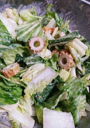 七味入り☆白菜キャベツの味噌マヨサラダ-レシピのメイン写真