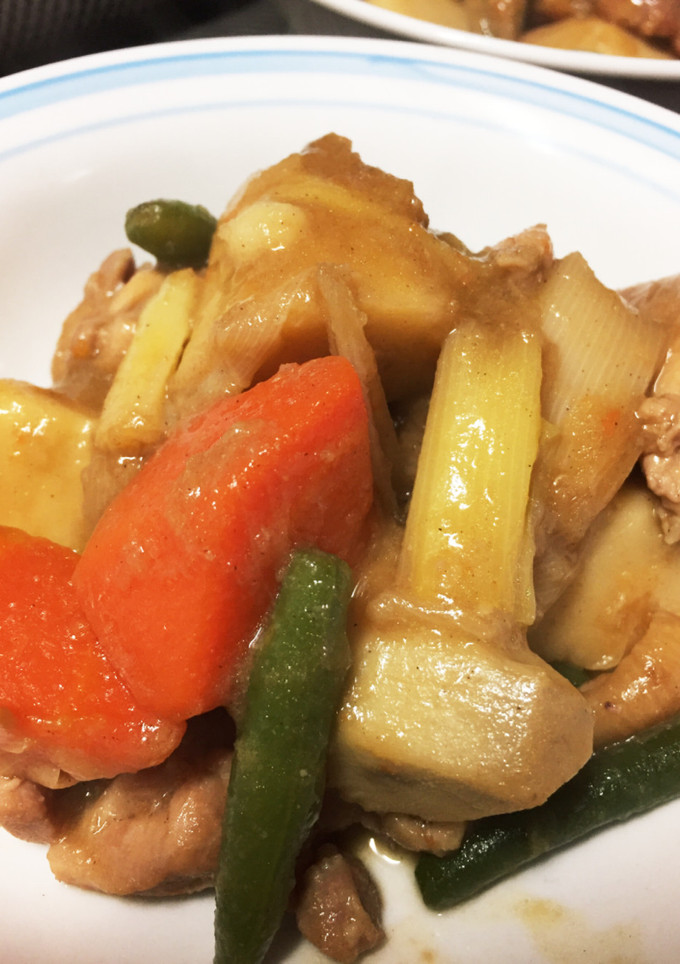 鶏肉と里芋の炒め煮〜生姜風味-レシピのメイン写真