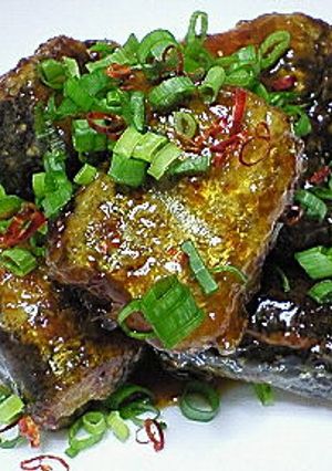 ピリ辛揚げ焼き秋刀魚♪ご飯が止まらない～-レシピのメイン写真