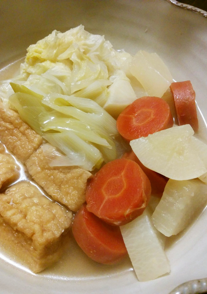 厚揚げと大根と白菜のお出汁たっぷり煮-レシピのメイン写真
