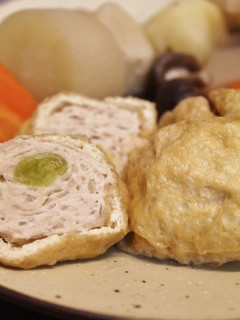 寒い日に♪おでんの種~鶏ミンチの袋煮~-レシピのメイン写真