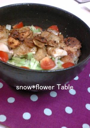 チキン★ガーリックバター醤油丼-レシピのメイン写真