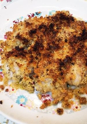 何食べ⭐シロさんの鶏肉の香草パン粉焼き-レシピのメイン写真