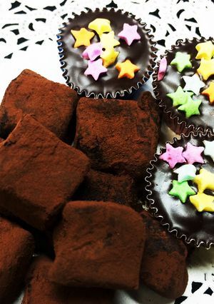 簡単 バレンタイン 生チョコ-レシピのメイン写真