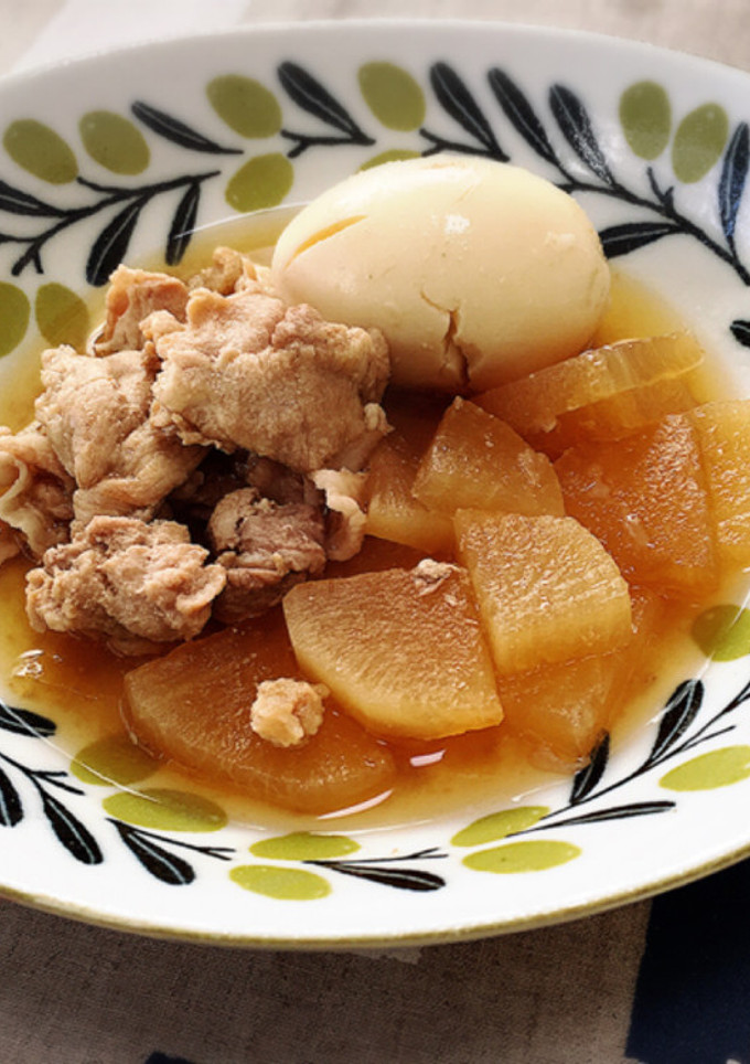 ご飯がすすむ！簡単！豚肉と大根と卵の煮物-レシピのメイン写真