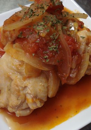 美味い(**´艸`)鶏の手羽元トマト煮-レシピのメイン写真