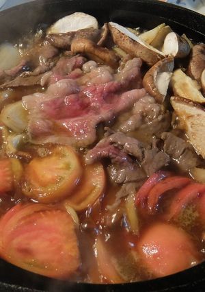 トマトすき焼き-レシピのメイン写真