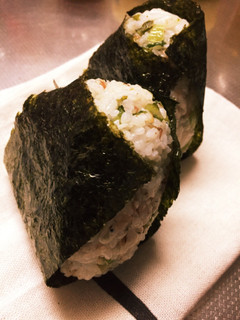 しらすと野沢菜のおにぎり-レシピのメイン写真