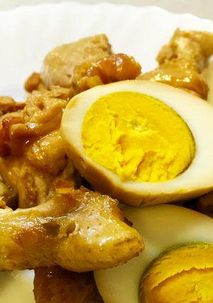 手羽元と玉子の照り煮-レシピのメイン写真