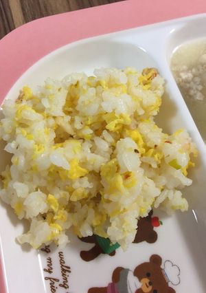 離乳食☆後期 卵チャーハン-レシピのメイン写真