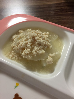 離乳食☆後期 大根のそぼろ煮-レシピのメイン写真