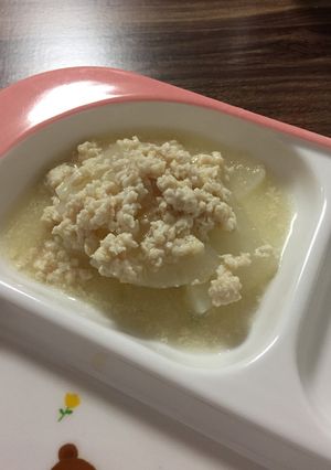 離乳食☆後期 大根のそぼろ煮-レシピのメイン写真