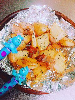 ジャガイモと豚肉のバター炒め-レシピのメイン写真
