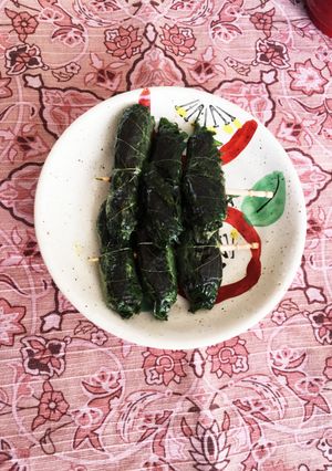 懐かしの味 クルミ味噌の大葉巻き-レシピのメイン写真
