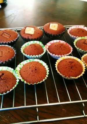 ビターな大人のチョコカップケーキ♡-レシピのメイン写真