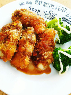 豚しゃぶ肉で♪さつまいもとチーズ巻きカツ-レシピのメイン写真