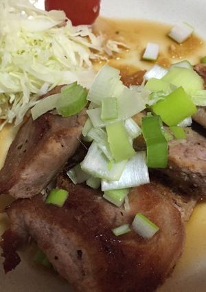 豚ヒレステーキ おろしポン酢醤油ソース-レシピのメイン写真