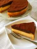 二層の贅沢♡チョコチーズケーキ