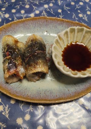 鰯の梅しそ巻き焼き🐟️🌿-レシピのメイン写真