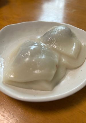 朝ごはんに！あんこ餅！-レシピのメイン写真