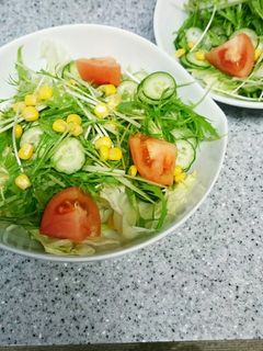 グリーンサラダ☆ごまドレッシング-レシピのメイン写真