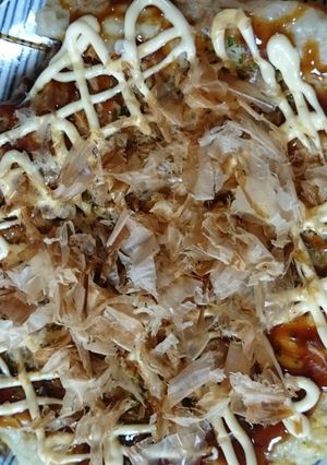 お好み焼き(餅チーズ)-レシピのメイン写真