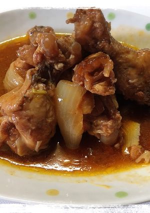 簡単すぐ出来る手羽元のトマト煮-レシピのメイン写真
