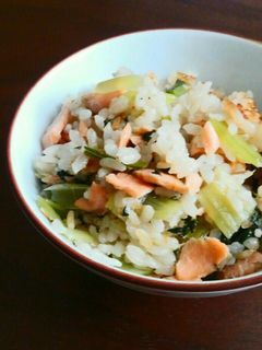 鮭の炊き込みご飯-レシピのメイン写真