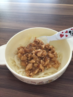 離乳食☆後期 肉みそあんかけうどん-レシピのメイン写真