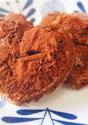 チョコマドレーヌ♪パリパリ板チョコ食感♪-レシピのメイン写真