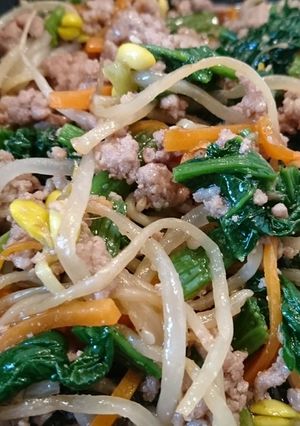 幼稚園給食で大人気！ビビンパ-レシピのメイン写真