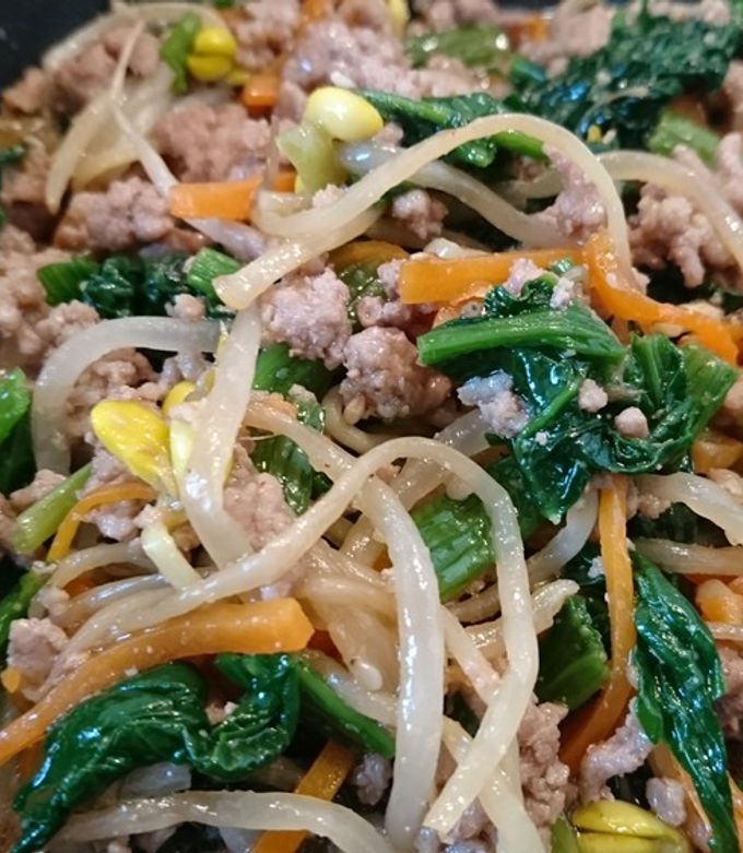 幼稚園給食で大人気！ビビンパ-レシピのメイン写真