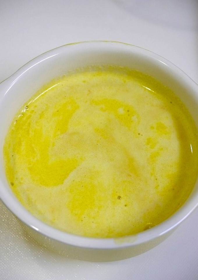 レンジで簡単！まるごとかぼちゃスープ-レシピのメイン写真