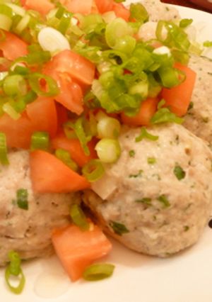 レンジで簡単!鶏ひき肉でアジアン肉団子-レシピのメイン写真