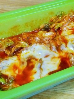 【簡単】豚キャベトマチーズのレンジ蒸し-レシピのメイン写真