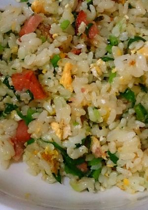 ランチに☆ほうれん草の香味チャーハン-レシピのメイン写真