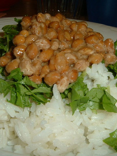 ルッコラ納豆丼-レシピのメイン写真